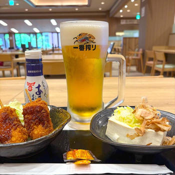 日帰り温泉コロナの湯レストラン呑み♪