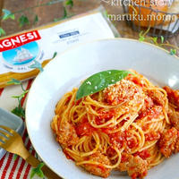 おうちでも作れる本格的パスタ♪『自家製トマトソースのサルシッチャ風パスタ』