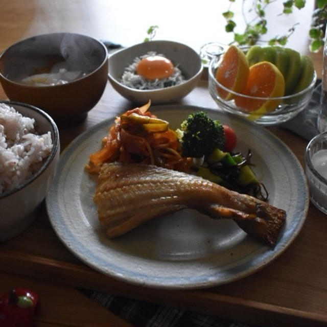 朝ごはん。