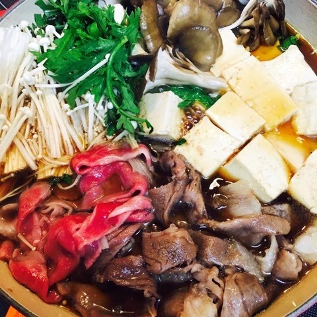 ひな祭りはすき焼き笑