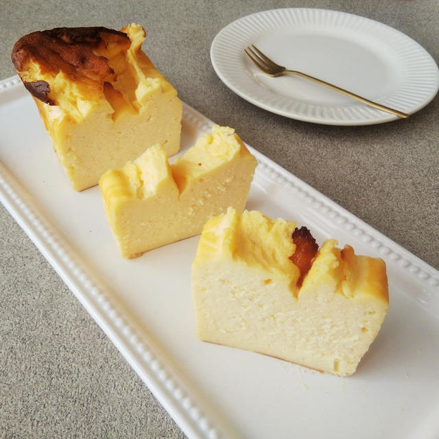 夫が作るチーズケーキとワンプレートディナー