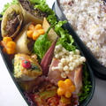 牛肉の味噌春巻のお弁当