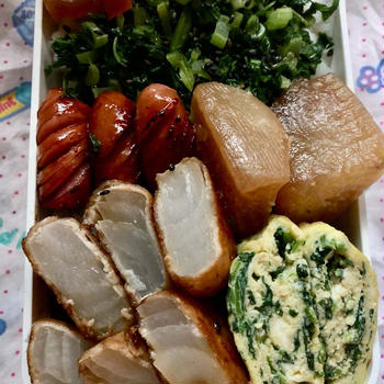 大根葉っぱご飯のお弁当
