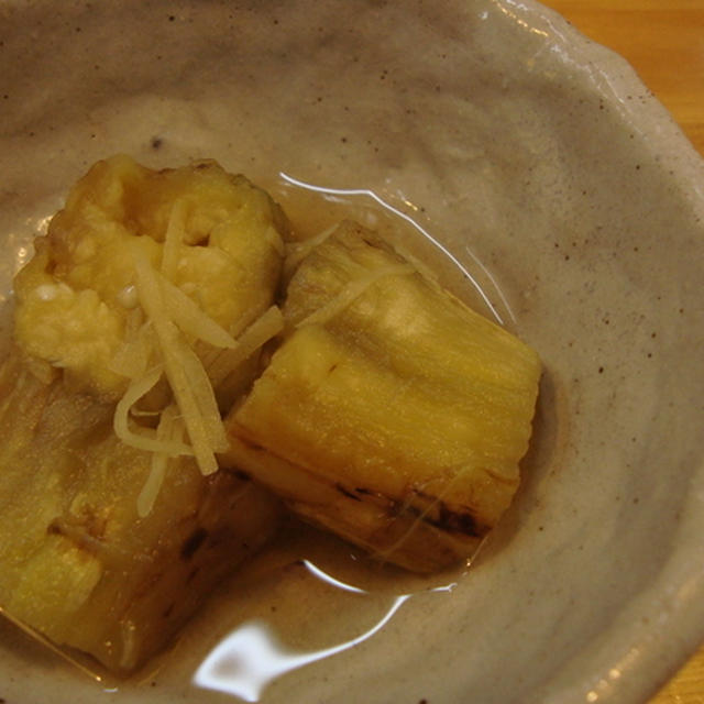 焼き茄子のおひたし