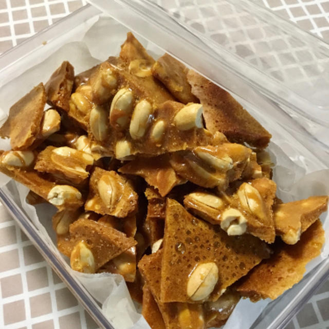 ピーナッツブリトルはすごくアメリカンなおやつ