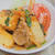 腸活を意識♬厚揚げと豚肉のキムチ炒め