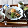 作りおきおかず活用、すいとん汁で和食朝ごはん