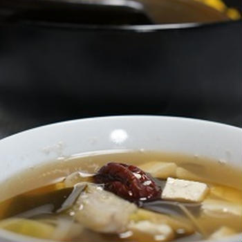 「海鮮健康スープ」