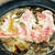 きのこ汁で豚肉をしゃぶしゃぶ