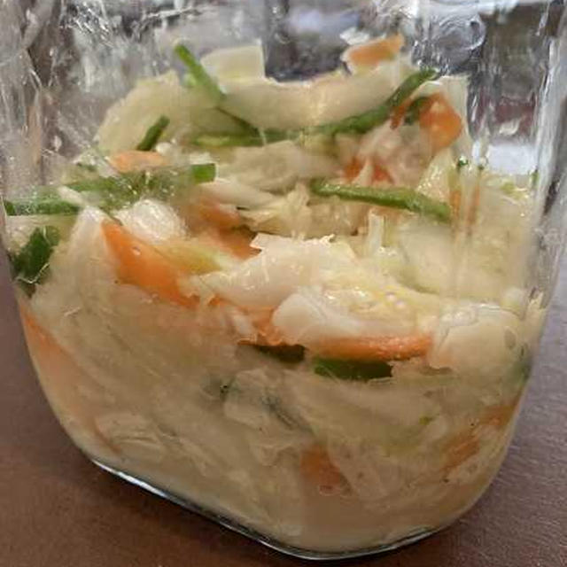 白菜と野菜の塩こうじ漬け　プラントベース　仕込み　レシピ