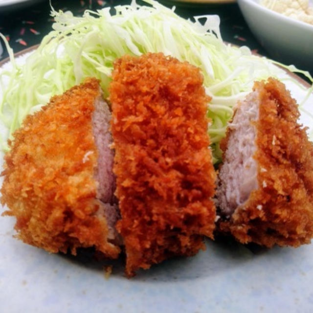ハンディーキャップの低い 3人とプレー ～ デッキでとんかつ