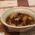 【SAKE】甲子林檎／【recipe】豚肉と茄子とオクラの黒酢煮