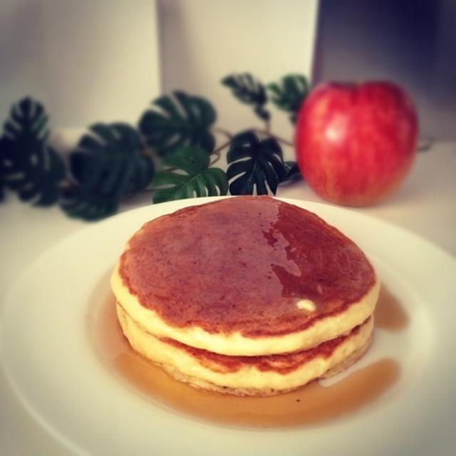 お豆腐まるごと1丁ホットケーキ