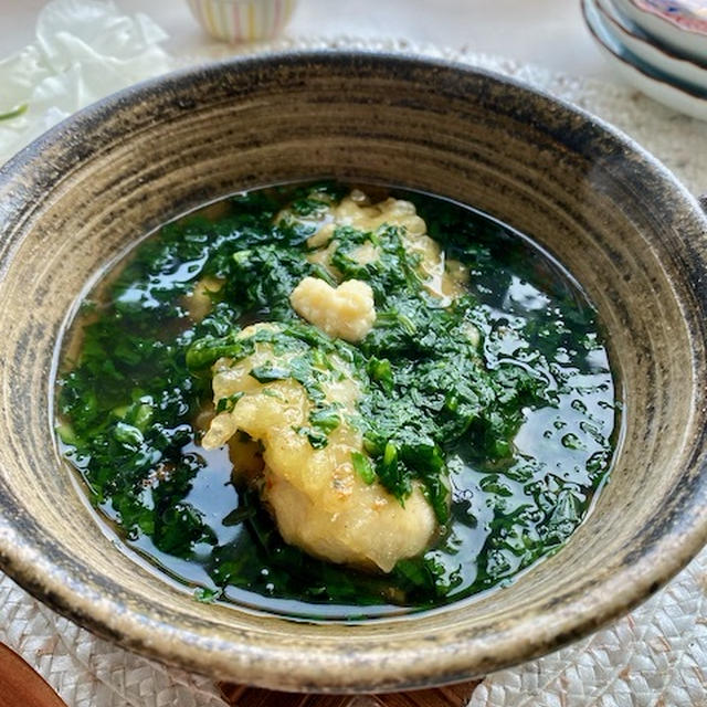 料亭のお味！身も心も温まる牡蠣の天ぷら春菊あんかけ