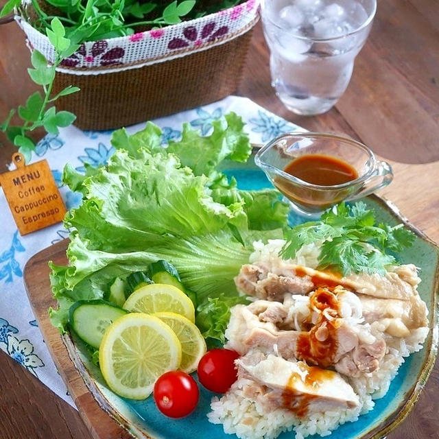 大満足！炊飯器1つで作れる『無印良品』の手づくりキット『カオマンガイ（タイの鶏飯）』を作ってみた♪＆あの夏休み