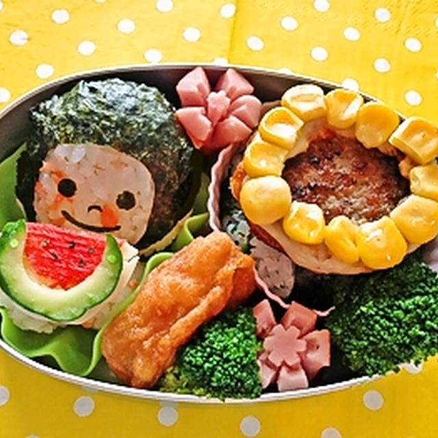 幼稚園　年長前期最後のお弁当