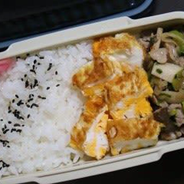 11月30日　　豚肉の葱塩炒め弁当