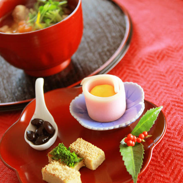 豆パンの豆の包みかた