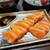 【家ごはん】 珍しくサーモンお刺身！　[レシピ] 五目御飯