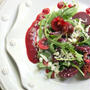 Cherry and Beet Salad with Cherry Mustard Dressing ダブル・チェリーのサラダ
