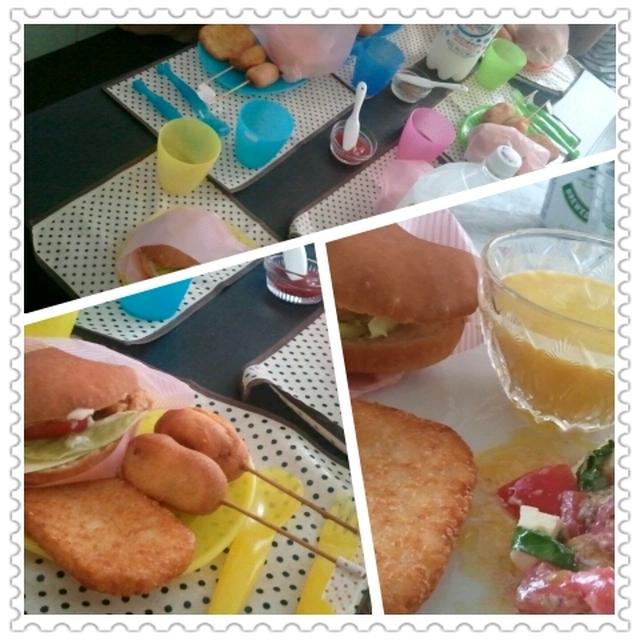＋子供も喜ぶバーガーランチ＋