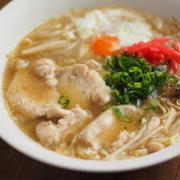 鶏むね肉ラーメン、インスタントラーメンアレンジ