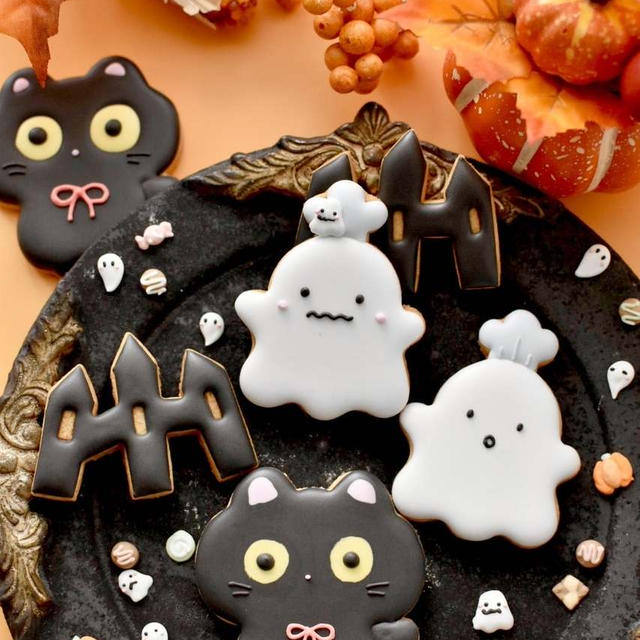 大好評！黒猫とオバケのハロウィンクッキー by 優さん | レシピブログ - 料理ブログのレシピ満載！