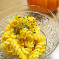 ハロウィン（の続き）☆かぼちゃとマカロニの簡単サラダ