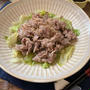 食材２つ＆レンジだけ♡レタスと豚肉の酒蒸し【#簡単 #時短 #節約 #レンジ #おつまみ】