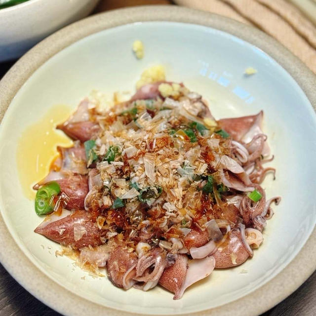 簡単おつまみ2品！夏バテ気味でも食べやすい！爽やかオクラミョウガと、ホタルイカおつまみ♪