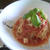 トマトジュースで冷製パスタ
