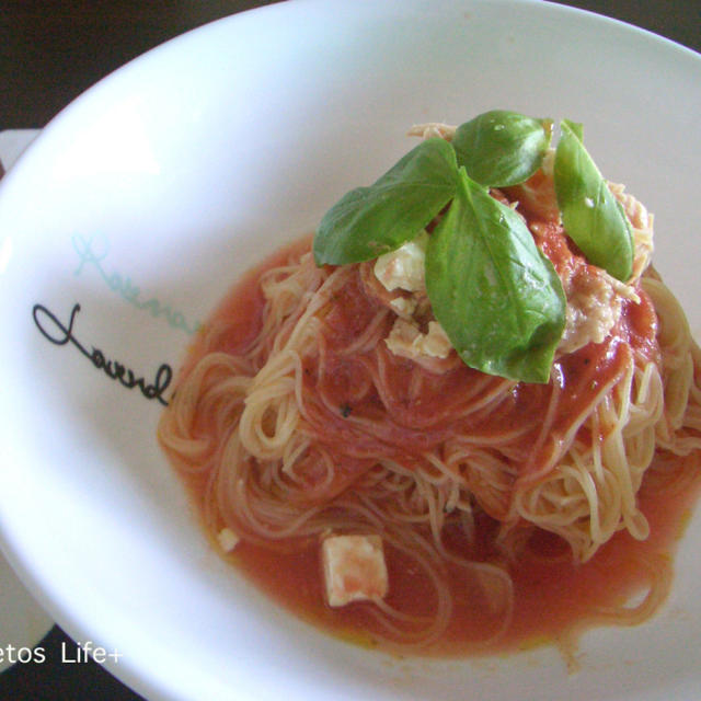 トマトジュースで冷製パスタ By ｃｈｅｅｔｏｓさん レシピブログ 料理ブログのレシピ満載