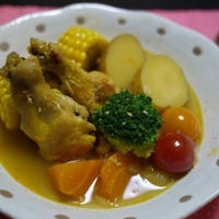 ル・クルーゼでカレー風味の夏ポトフ