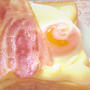 ＜目玉焼きベーコントースト（ラピュタパンアレンジ）＞