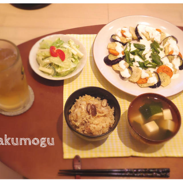 ツナと醤油麹の炊き込みご飯＊