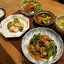 ミルフィーユ豚で簡単「トンポーロー」の晩ご飯　と　ポンポンダリアの花♪