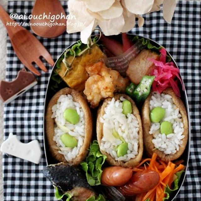 作り置きでらっくらく♡おいなりさん弁当♡