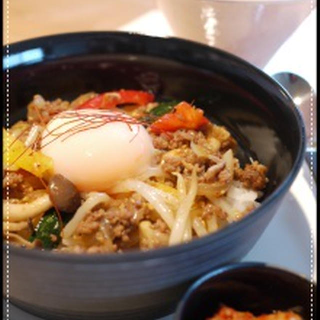 フライパン一つで出来る簡単ビビンバ風丼