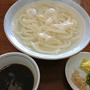 今朝の麺は「釜揚げうどん」
