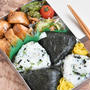 さんかくおにぎりとチャーシュー弁当