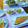 美味食卓19～水菜茎と豚のサッと味噌炒め煮、白マッシュと黄パプリカの中華マリネ