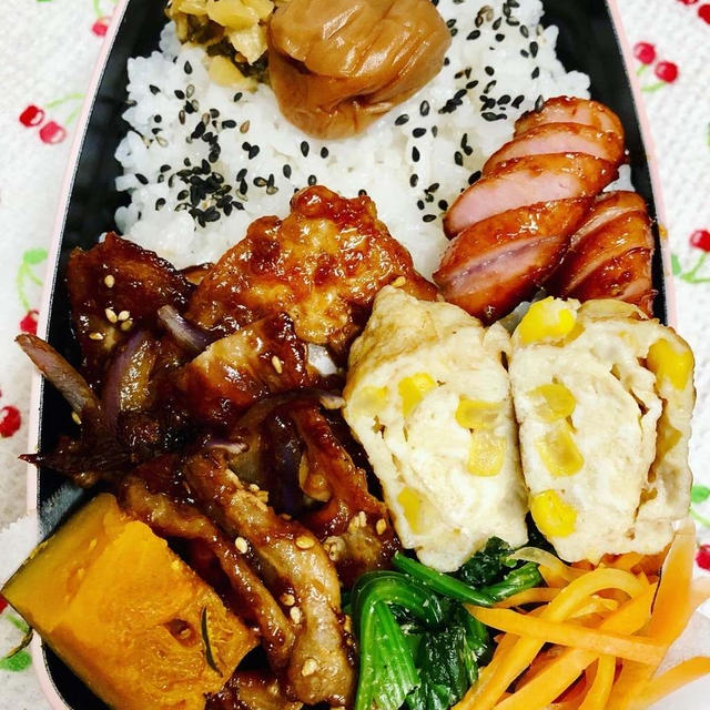 豚肉味噌ダレのお弁当