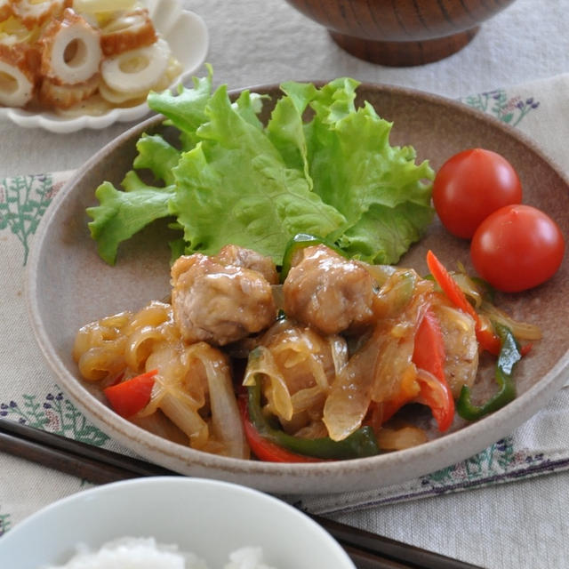 【晩ごはん何にしよう】特売の豚こまが大活躍「豚こまだんごと野菜の甘辛炒め」献立