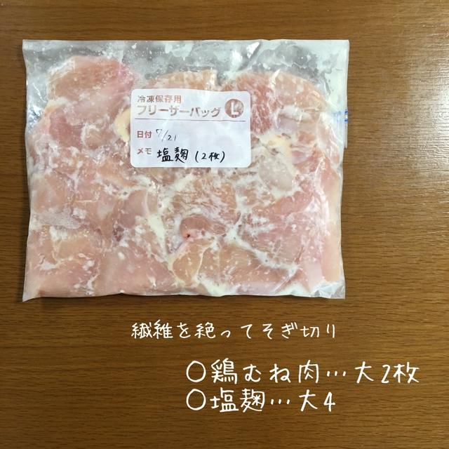 【鶏むね肉】下味冷凍3種類
