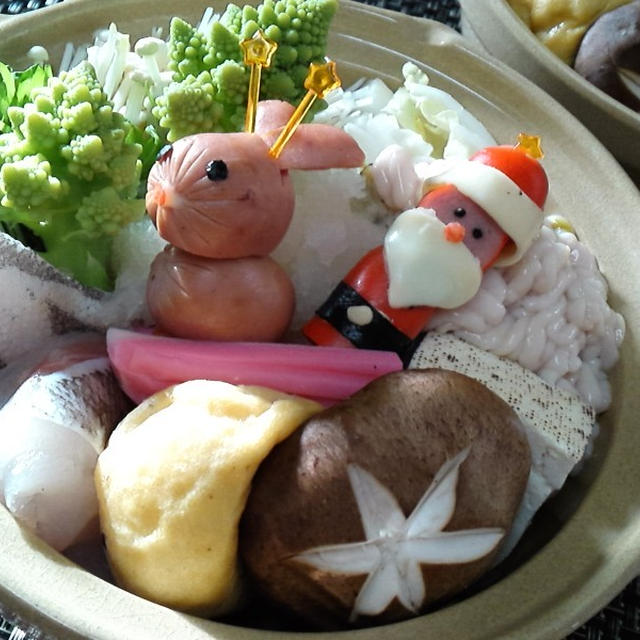 レシピ クリスマス 子供喜ぶ かわいい クリスマス ミニ鍋 By ｓ４ さん レシピブログ 料理ブログのレシピ満載