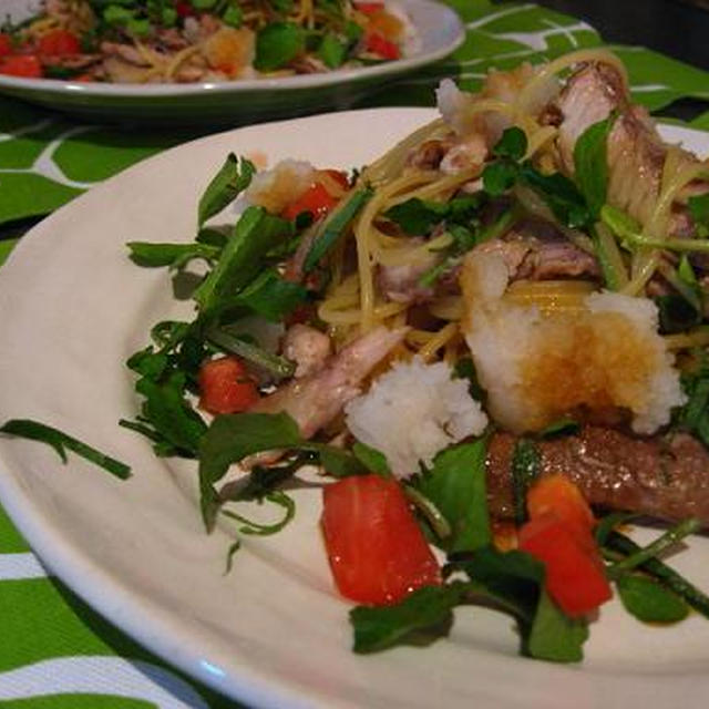 ライブでf eel so good と秋刀魚パスタの食卓