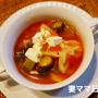 根菜トマトスープ＆ピザ♪　Tomato Soup & Pizza