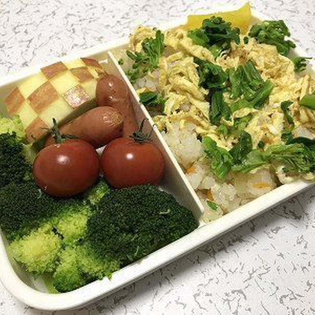 菜の花散らし寿司弁当