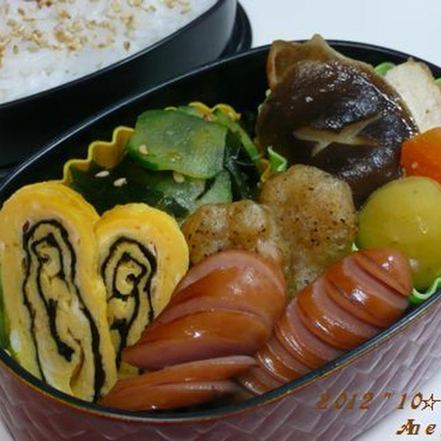 1019・花金☆Ｄａｎさんお弁当♪＜煮物・酢の物・チキンバー・・・・