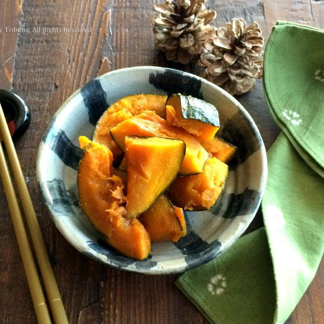 Yuzu Spiced Kabocha Pumpkin柚子胡椒風味かぼちゃの煮付け